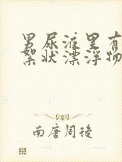 男尿液里有白色絮状漂浮物