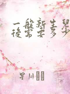 一般新生儿出生后需要多少片nb纸尿裤