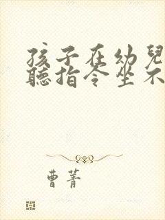 孩子在幼儿园不听指令坐不住