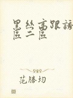 黑丝高跟诱惑一区二区