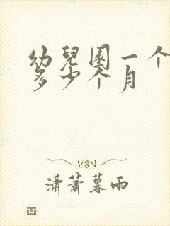 幼儿园一个学期多少个月