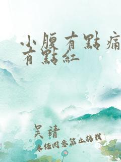 小腹有点痛尿液有点红