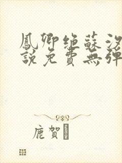 凤卿绝苏汐月小说免费无弹窗阅读