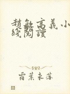 赵敏高义小说在线阅读