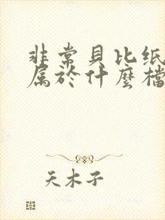 非常贝比纸尿裤属于什么档次