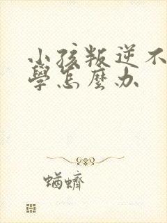 小孩叛逆不想上学怎么办