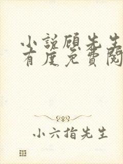 小说顾先生宠妻有度免费阅读