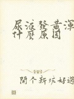 尿液发黄浑浊是什么原因