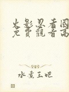 火影忍者国语版免费观看高清