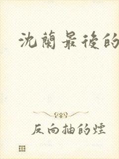 沈兰最后的结局