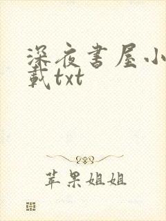 深夜书屋小说下载txt