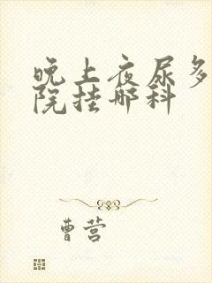 晚上夜尿多去医院挂哪科