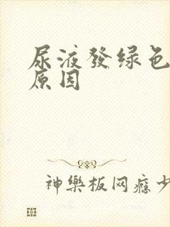 尿液发绿色是啥原因