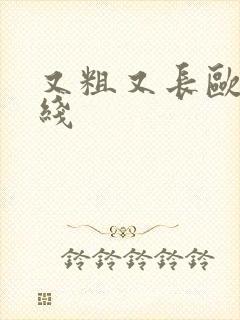 又粗又长欧美在线