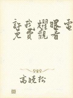 许我耀眼电视剧免费观看