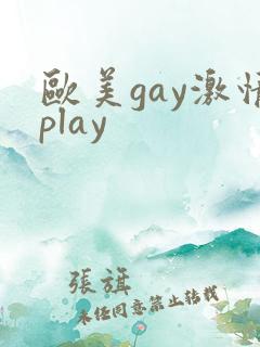 欧美gay激情play