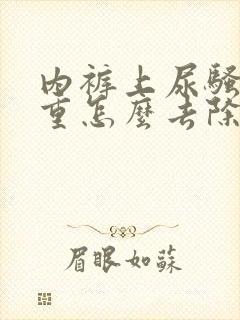 内裤上尿骚味很重怎么去除