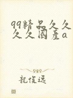 99精品久久久久久国产a