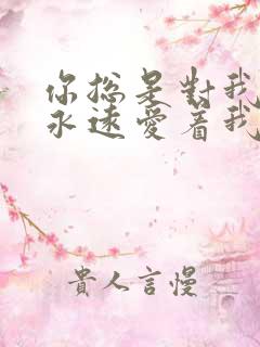 你总是对我说你永远爱着我什么歌