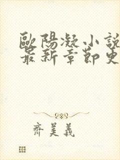 欧阳凝小说番外最新章节更新