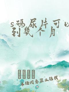 s码尿片可以用到几个月