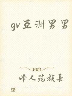gv亚洲男男