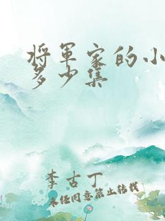 将军家的小娘子多少集