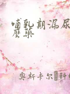 哺乳期漏尿吃什么药