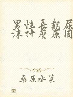 男性长期尿黄泡沫什么原因