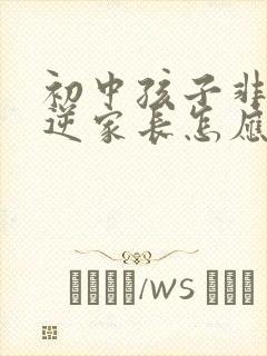 初中孩子非常叛逆家长怎应对