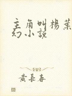 主角叫杨叶的玄幻小说