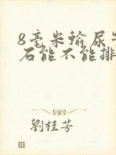 8毫米输尿管结石能不能排出