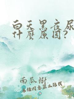白天黑夜尿多是什么原因?