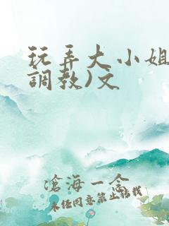 玩弄大小姐调教调教)文