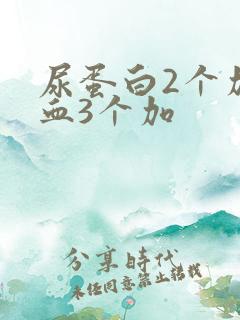 尿蛋白2个加潜血3个加