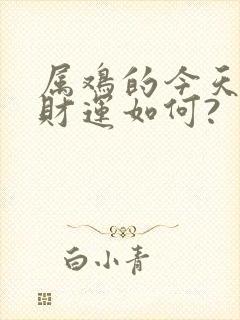 属鸡的今天打牌财运如何?