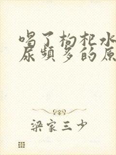 喝了枸杞水晚上尿频多的原因