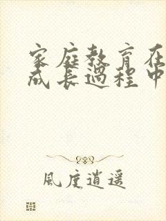 家庭教育在孩子成长过程中的重要性