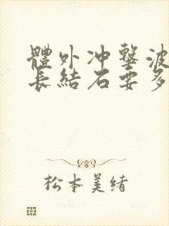 体外冲击波碎肾长结石要多少钱