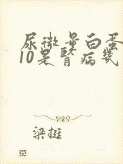 尿微量白蛋白110是肾病几期