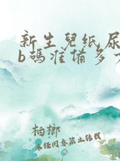 新生儿纸尿裤nb码准备多少