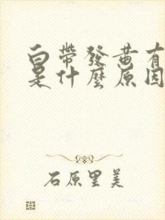 白带发黄有恶臭是什么原因