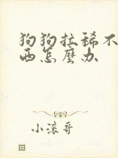 狗狗拉稀不吃东西怎么办