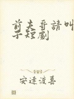 前夫哥请叫我嫂子短剧