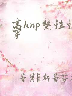 高hnp双性快穿