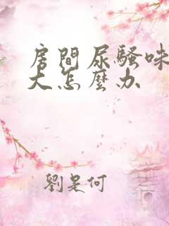 房间尿骚味特别大怎么办