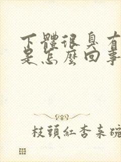 下体很臭有异味是怎么回事