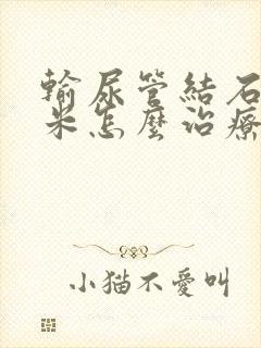 输尿管结石1厘米怎么治疗