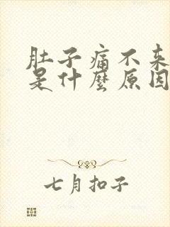 肚子痛不来月经是什么原因