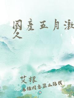 国产五月激情久久